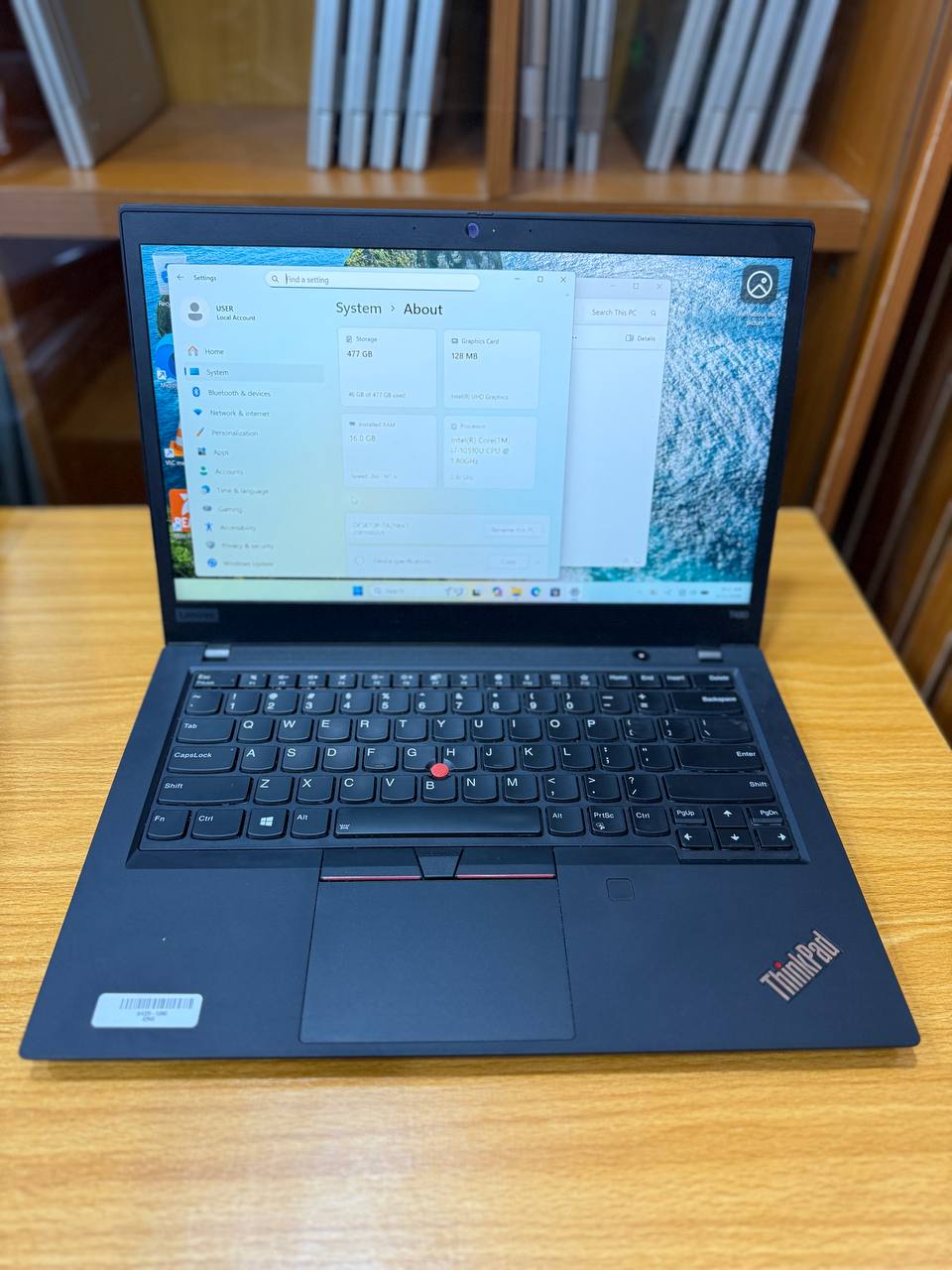 Lenovo Thinkpad T490 touchscreen — photo 2