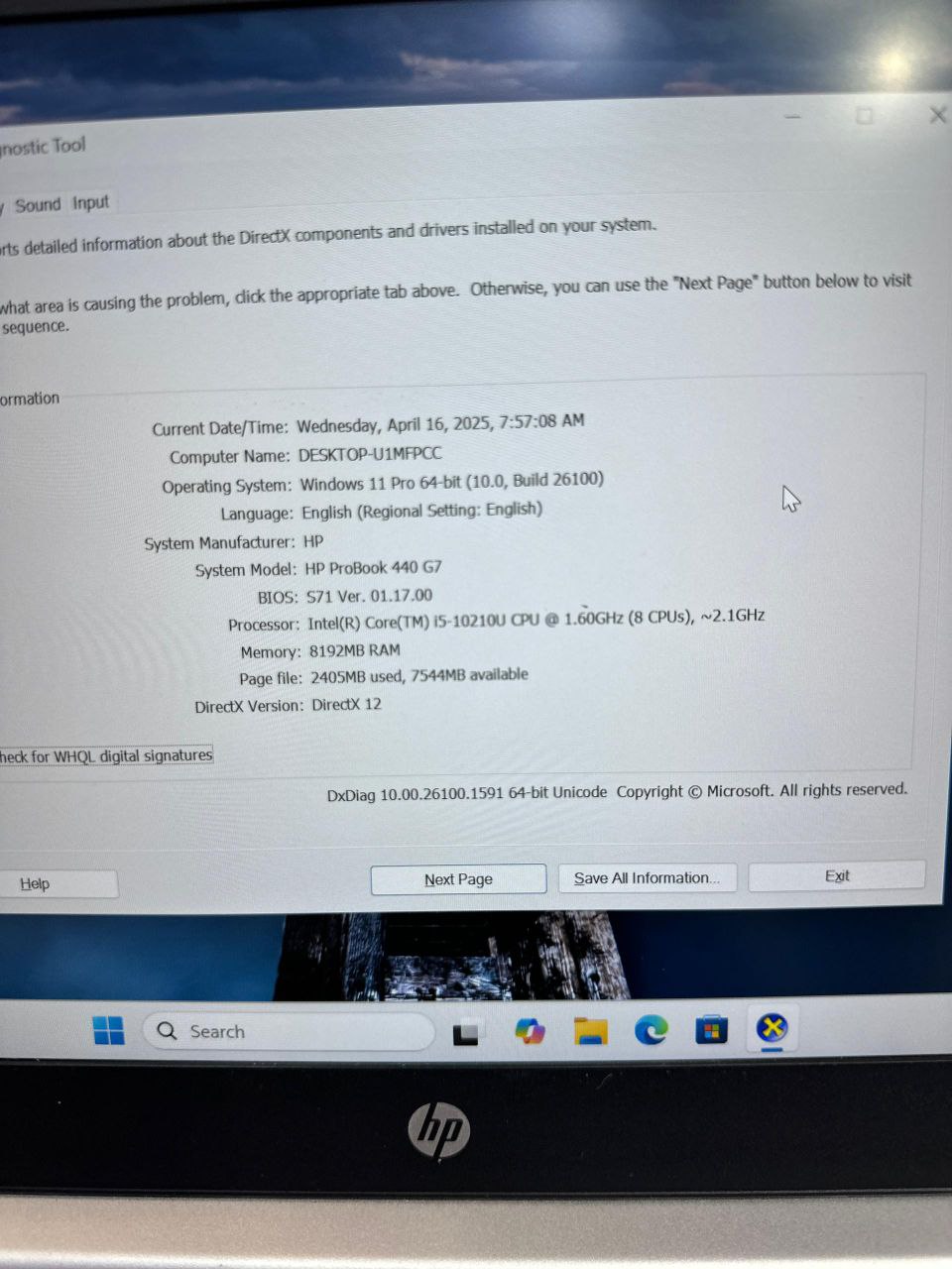 HP Probook 440 g7 — photo 3